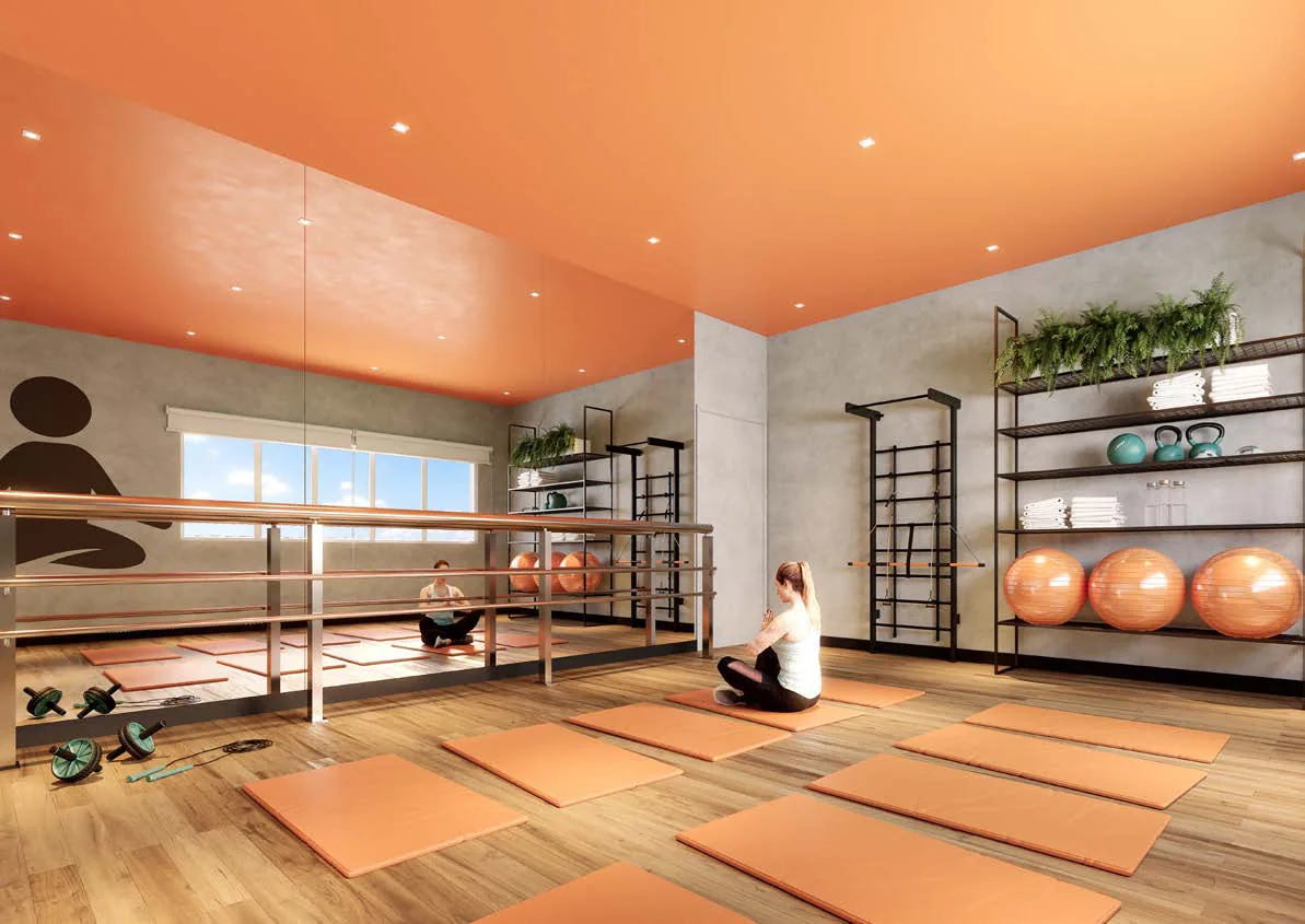Espaço de yoga